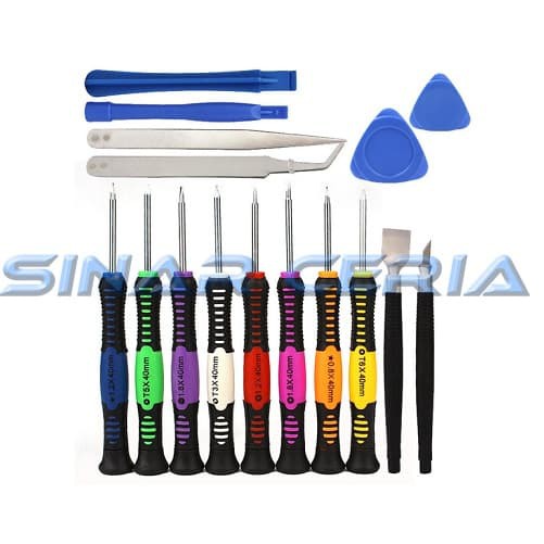 Tools Set / Obeng 1Set 16 Lengkap Pembuka LCD & Touchscreen Handphone