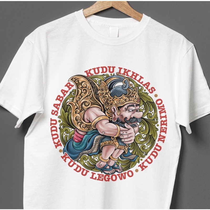 GETIHJAWA | Kaos Wayang Gatotkaca | Kaos kata Bijak Jawa