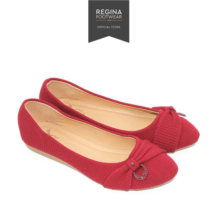 Regina Footwear - DEA Flat Shoes 1704-50 Maroon