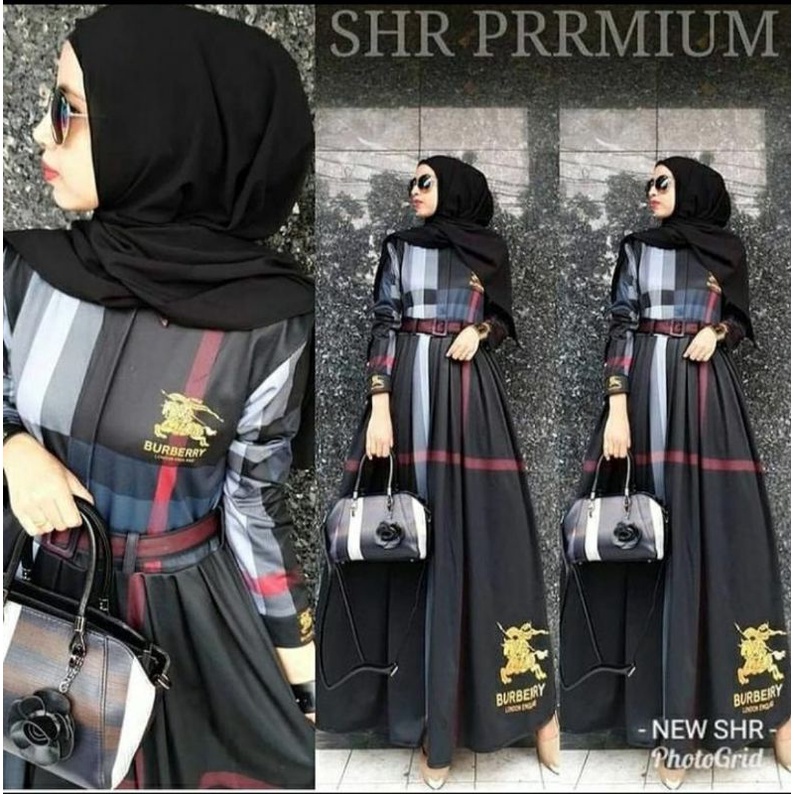 gamis burberry (busui) by SHR