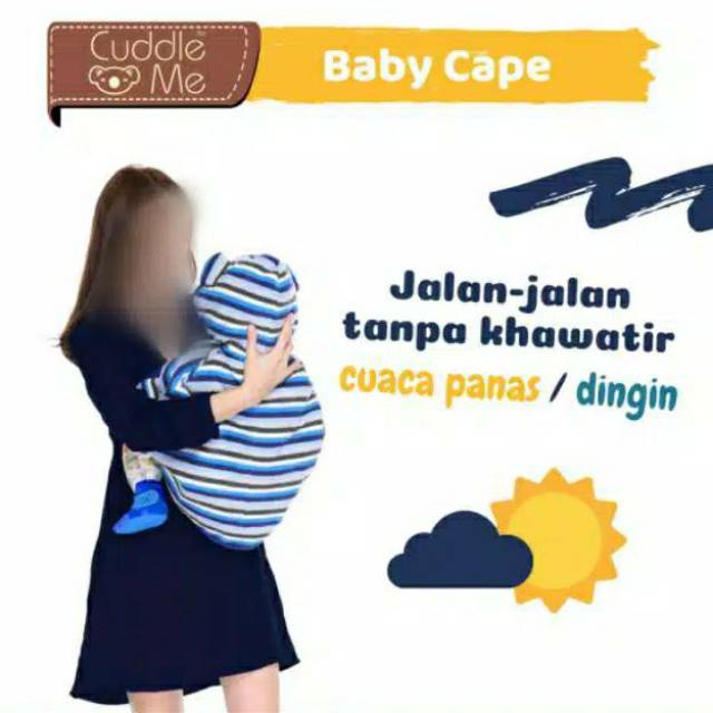 CuddleMe Baby Cape Jaket Bayi Balita SNI Nyaman Ergonomis BERGARANSI