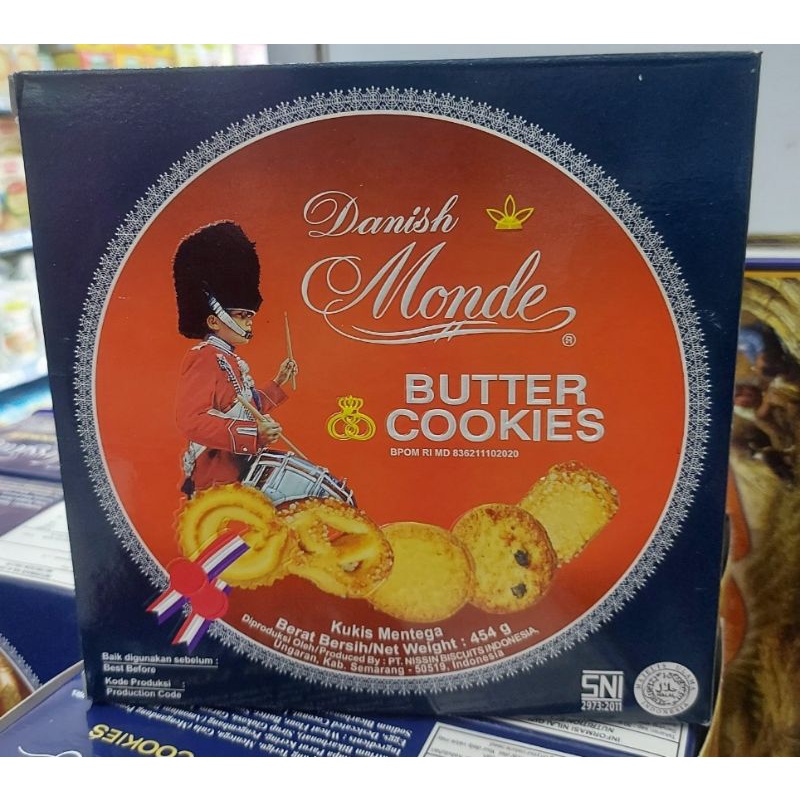 

Monde Butter Cookies - DANISH MONDE 454 Gram