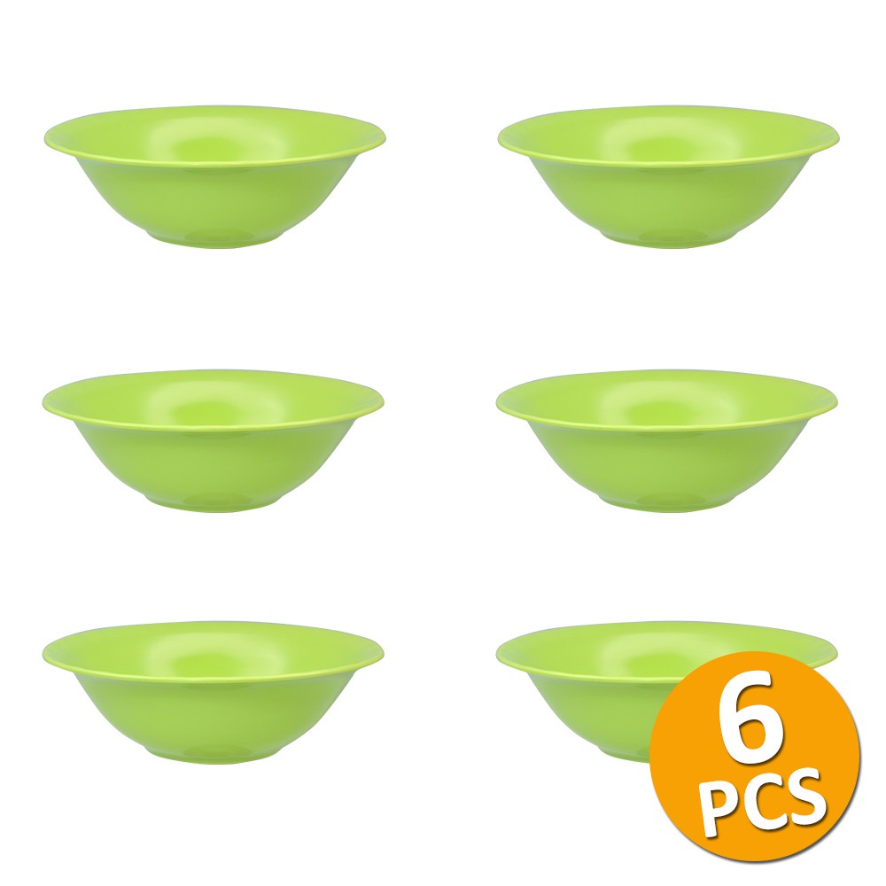 Arwana Houseware Mangkuk Melamine 8 inci Hijau Stabilo - W0308-HS - Golden Dragon
