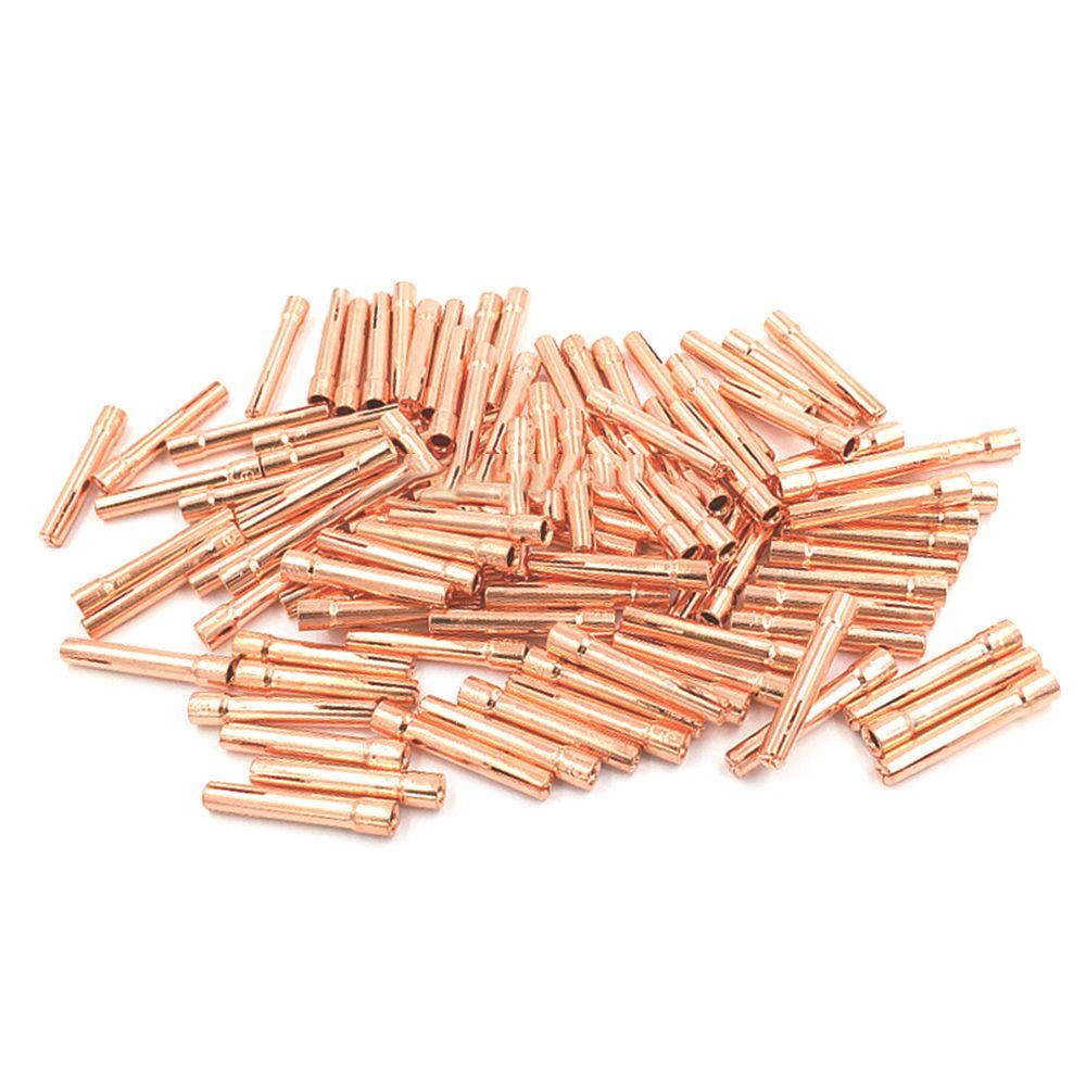 Solighter 10pcs Electroder Collet Penjualan Panas TIG Welder Aksesori 1.6/2.0/2.4/3.2mm Welding Torch