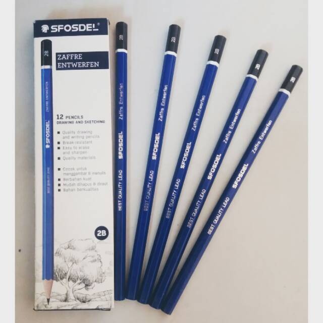 

( Qwerty Store ) Pensil 2B / Pensil Sfosdel 2B / Pencil 2B