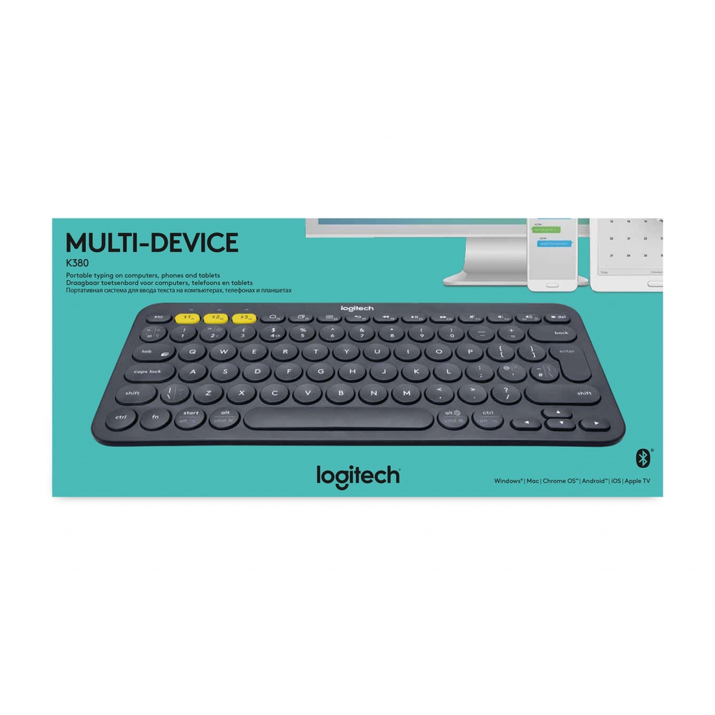 Logitech K380 Multi Device Bluetooth Keyboard Wireless K 380 Aesthetic