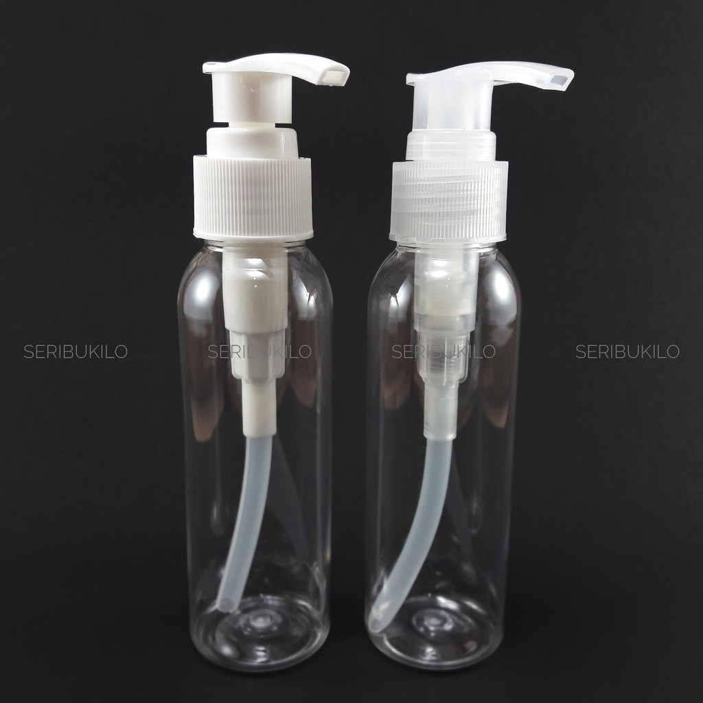 Botol Plastik Pump 100 ml / Botol Pet 100 ml Pump