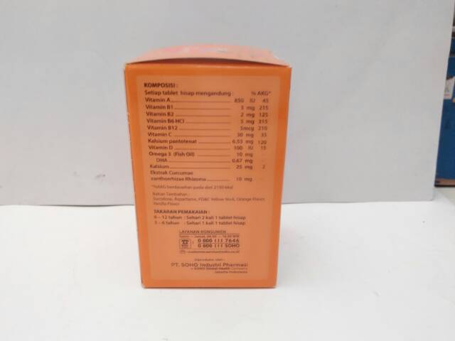 Craft Ceedar Curcuma Plus Grow Tablet Hisap Go Talz Permen Vitamin Untuk Anak Penambah Nafsu Makan