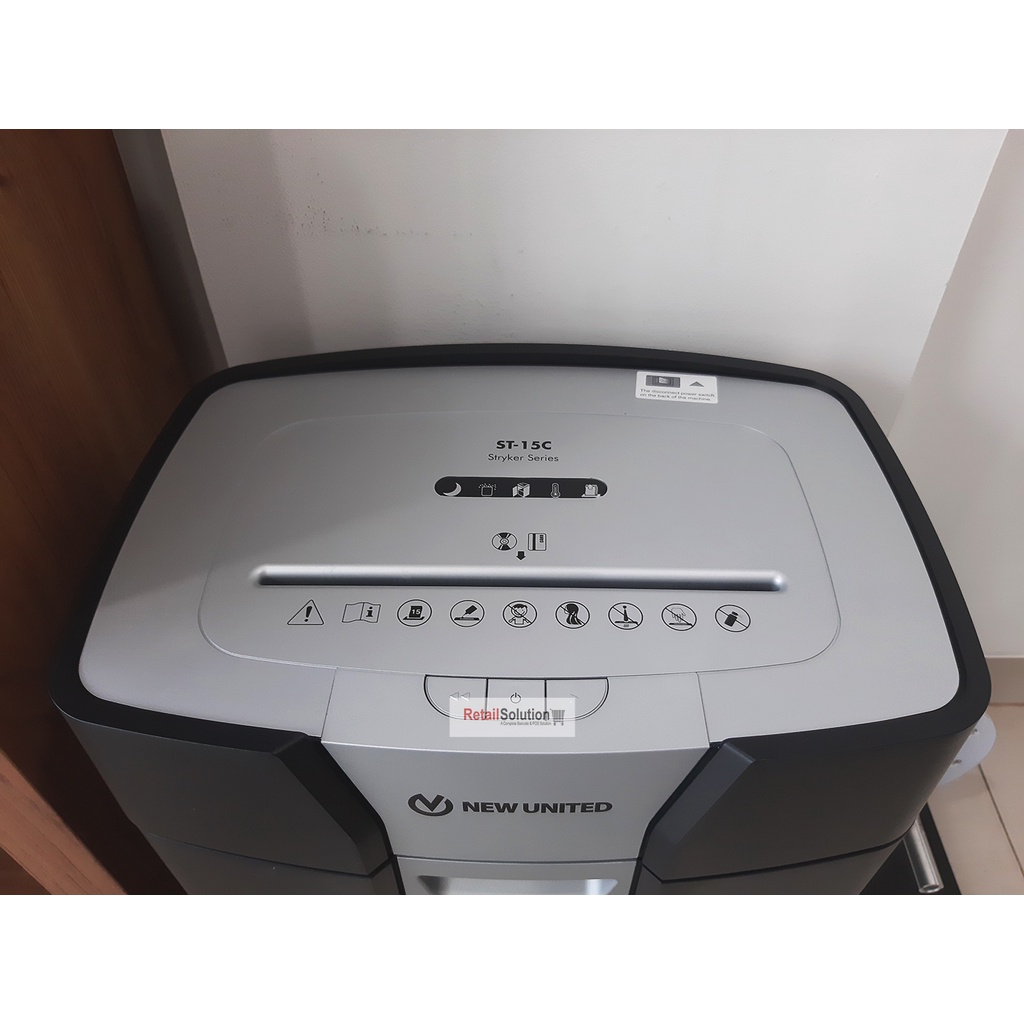 Paper Shredder Penghancur Kertas - New United Stryker ST15C / ST-15C