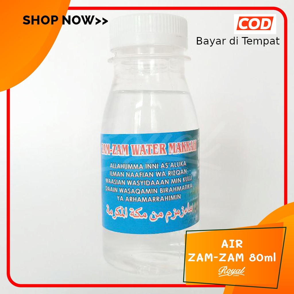 Jual Air Zamzam Asli Air Zam Zam Kemasan Botol 80 Ml Air Zam Zam Murni Shopee Indonesia 3728