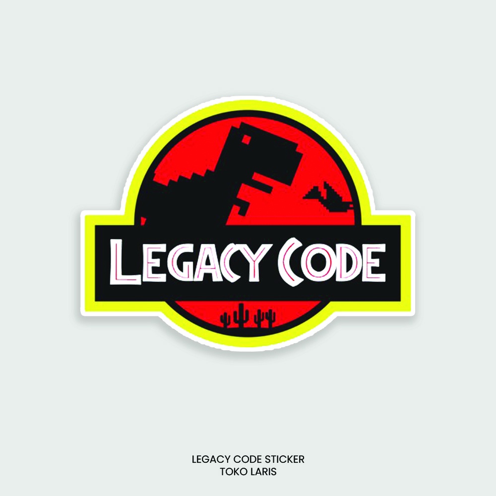 Sticker LEGACY CODE Untuk Sticker Laptop, Tumblr, Helm, Case