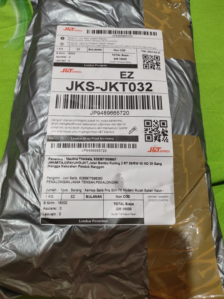 Kemeja Batik Pria Slim Fit Modern Murah Bahan Katun - Baju Batik Pria Slimfit Modern Terlaris