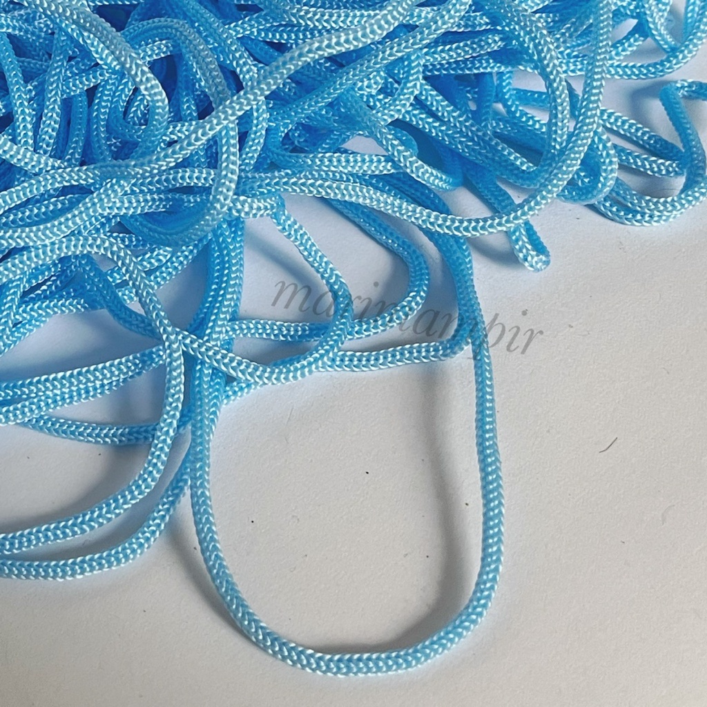 

TALI KUR 3 MM 2 BENANG WARNA BIRU MUDA 25 M #603