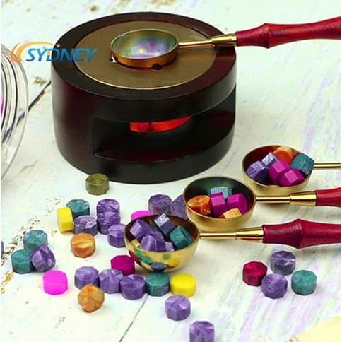 Octagon Sealing Wax Beads - Solid Color_ Series #01 (10pcs)