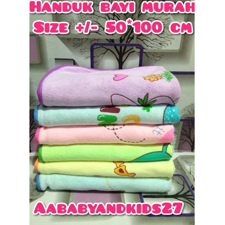 PROMO!!!HANDUK BAYI MURAH MICROFIBER-HANDUK BAYI PENTHOUSE MURAH UKURAN 50 X 100 CM