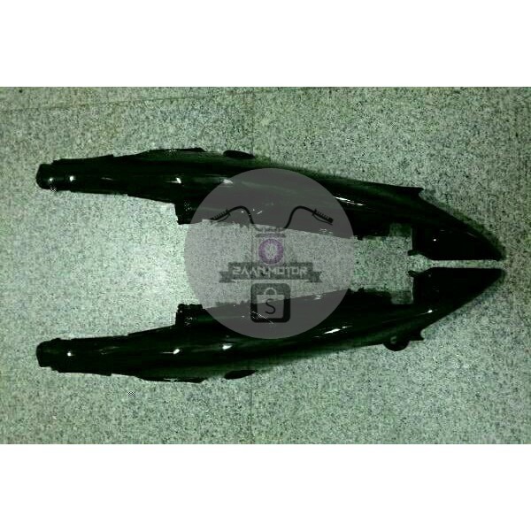 cover body belakang jupiter z burhan warna hitam polos