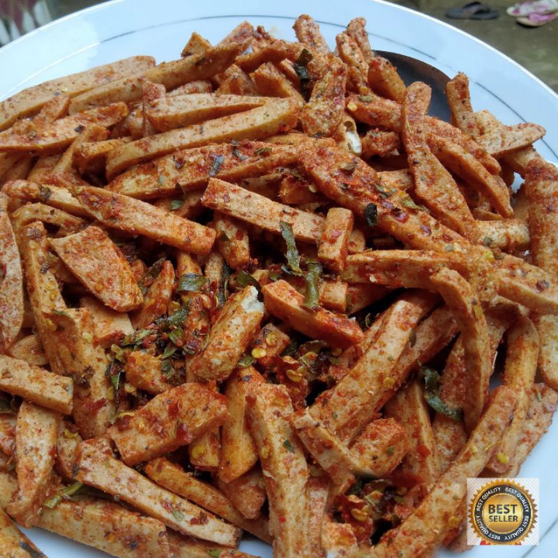 

keripik basreng pedas daun jeruk basah 250gr