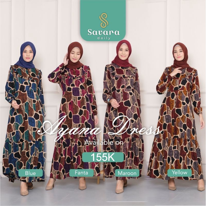 Ayana Dress ORI Savara Daily sister brand inaya