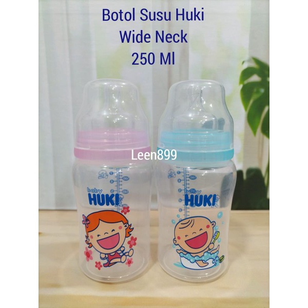 Botol Susu Baby Huki Wide Neck BPA Free 250 Ml /125 Ml