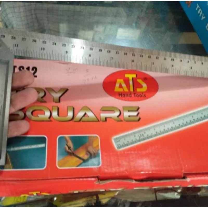 

PROMO Penggaris Siku ATS Hand Tools TS12 -alat ukur penggaris siku