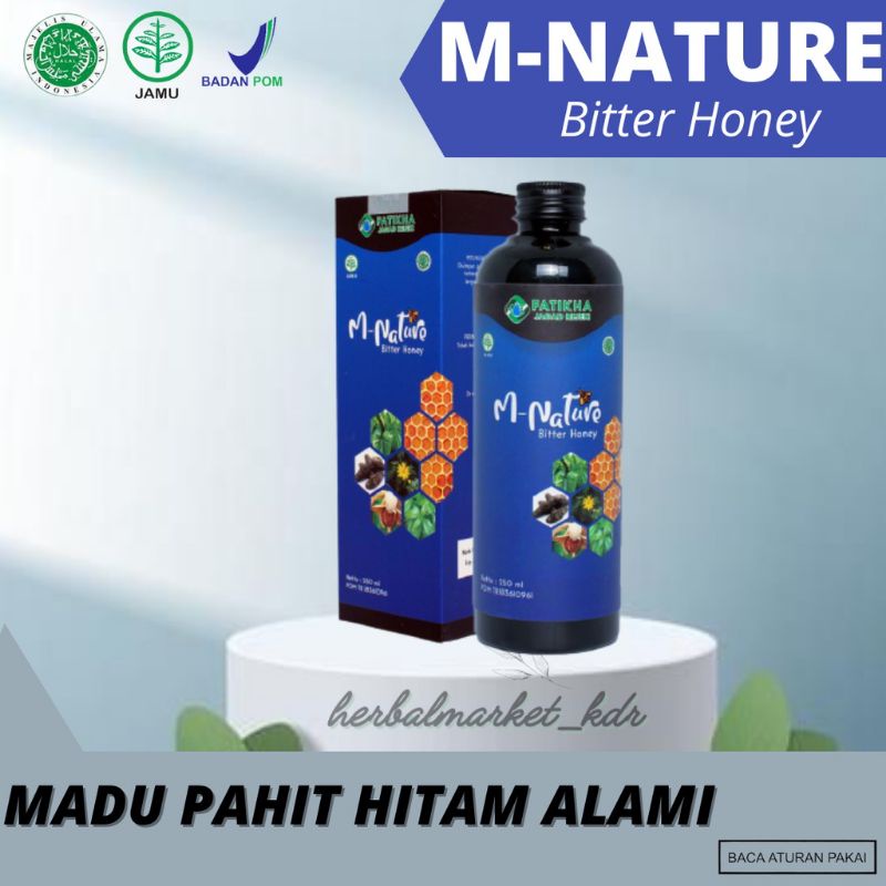 M Nature Madu Pahit Madu Hitam Premium Madu Hitam Prebiotik