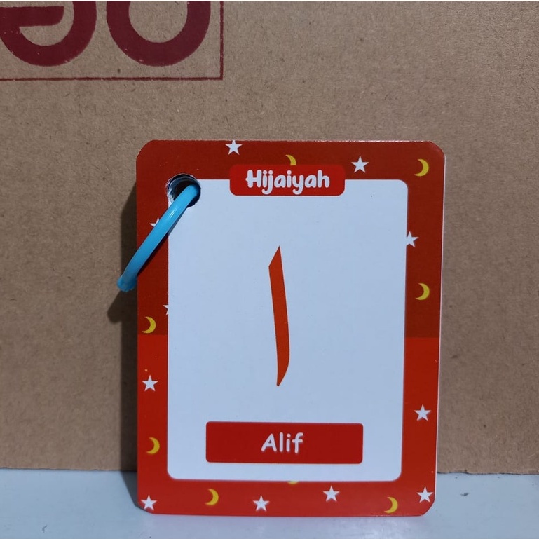 HIJAIYAH - Kartu Flashcard Ayo Mengenal Huruf Hijaiyah &amp; Bhs Arab