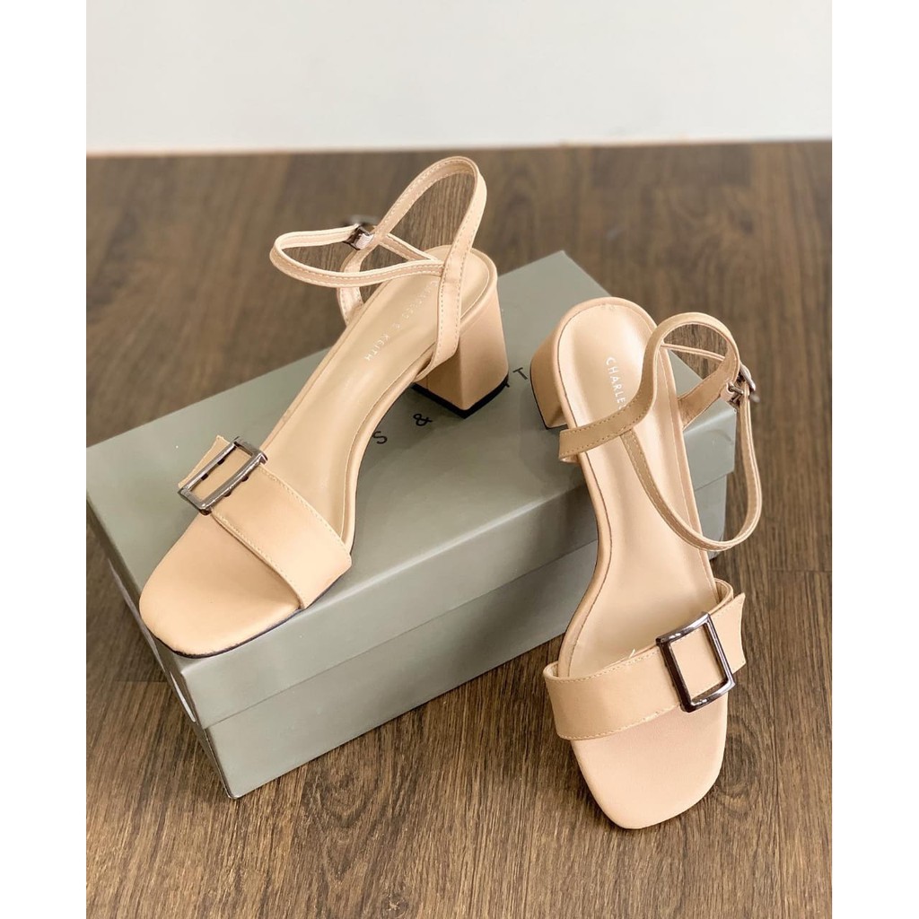 CKS311 CK Buckle Ankle Strap  Heels