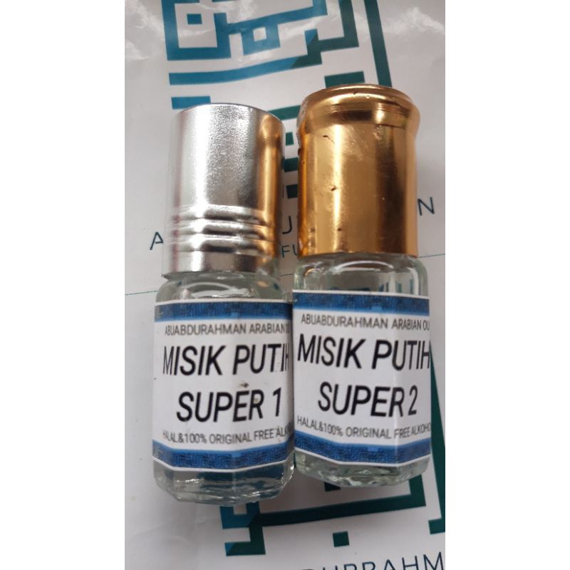 MISIK PUTIH  KEMASAN 12 ml 100 % FREE ALKOHOL