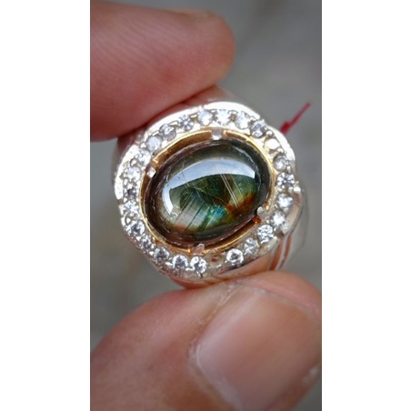 star sapphire bangsing kresnadana ring perak handmade chrome