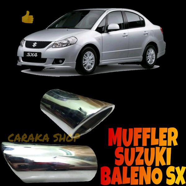 Muffler Ujung Knalpot BALENO SX4 Mufler Sambungan Pipa Knalpot Suzuki Baleno SX