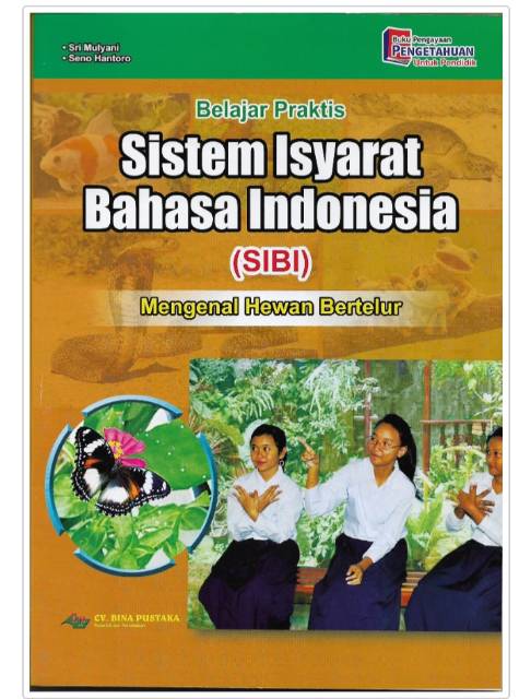 Sepaket buku sistem isyarat bahasa indonesia untuk anak sekolah