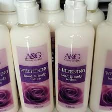 Hand and body LOTION A&amp;G / MUSK handbody whitening Botol Bulat / Botol Oval