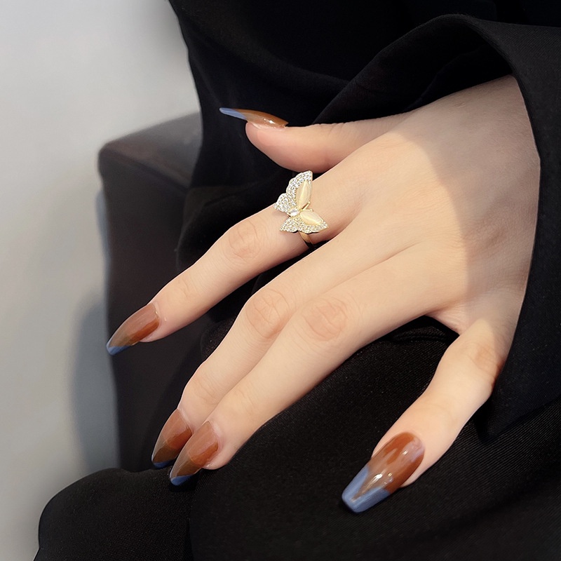 Cincin 43 Fashion wanita Cincin Unik Lucu Keren Bisa diatur Sizenya size 6 s/d size 7.5 /Deluna/BS