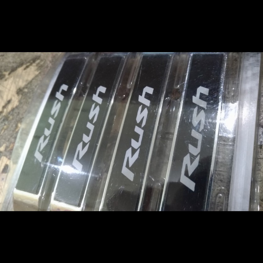 Door Guard Pelindung Pintu Mobil Logo Rush