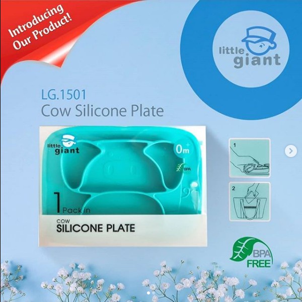 LITTLE GIANT Cow Silicone Plate