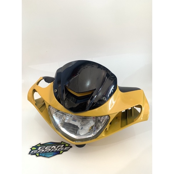 BATOK DEPAN 125ZR SET BATOK BELAKANG-LAMPU DEPAN 125ZR-VISOR 125ZR-BATOK DEPAN 125Z KOMPLIT SET ORI