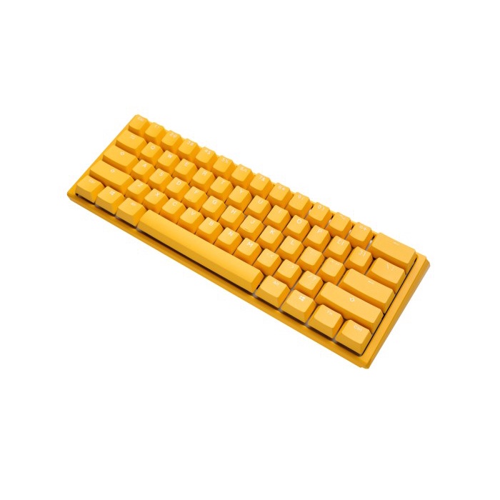 Yellow Ducky One 3 Mini 60% Hotswap RGB Double Shot PBT QUACK Mech