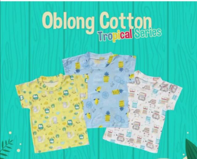 Libby Oblong Pendek Anak BESAR Rib 2L XL XXL / Kaos Oblong Pendek Libby