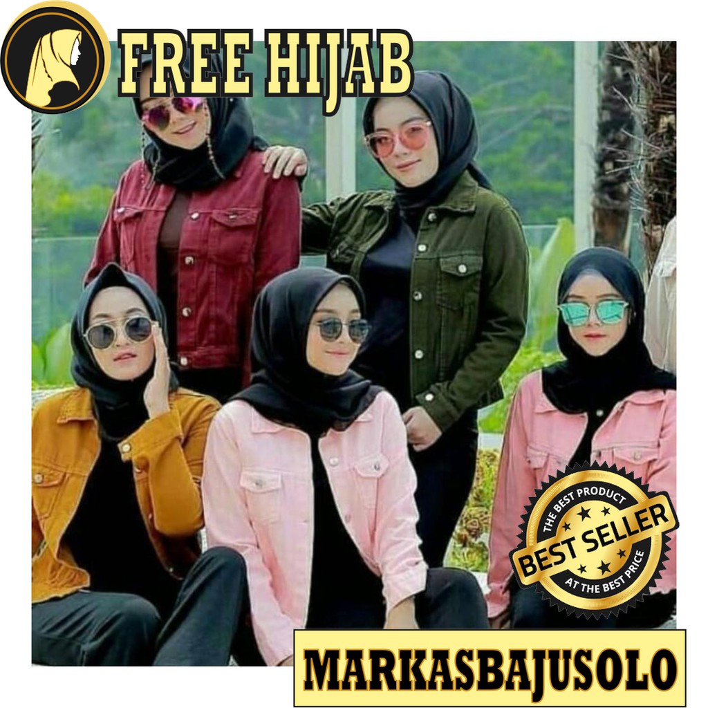 BIONDY JACKET JAKET / JAKET WANITA JEANS SWEATER KOREA BLAZER JUMBO MURAH