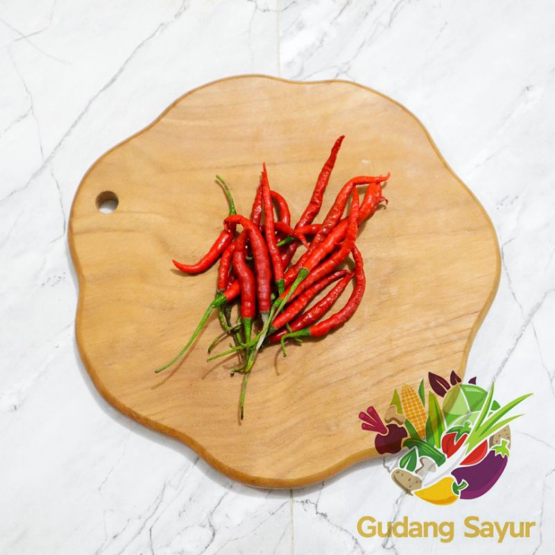 

Gudang Sayur - Cabe Keriting Merah 100 Gram