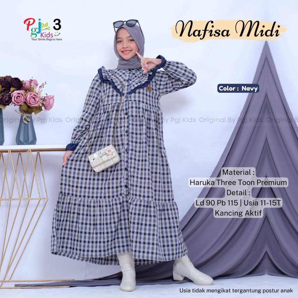 GAMIS ANAK PEREMPUAN / BAJU MUSLIM ANAK PEREMPUAN | GAMIS CEWEK TANGGUNG KOTAK KEKINIAN TERBARU