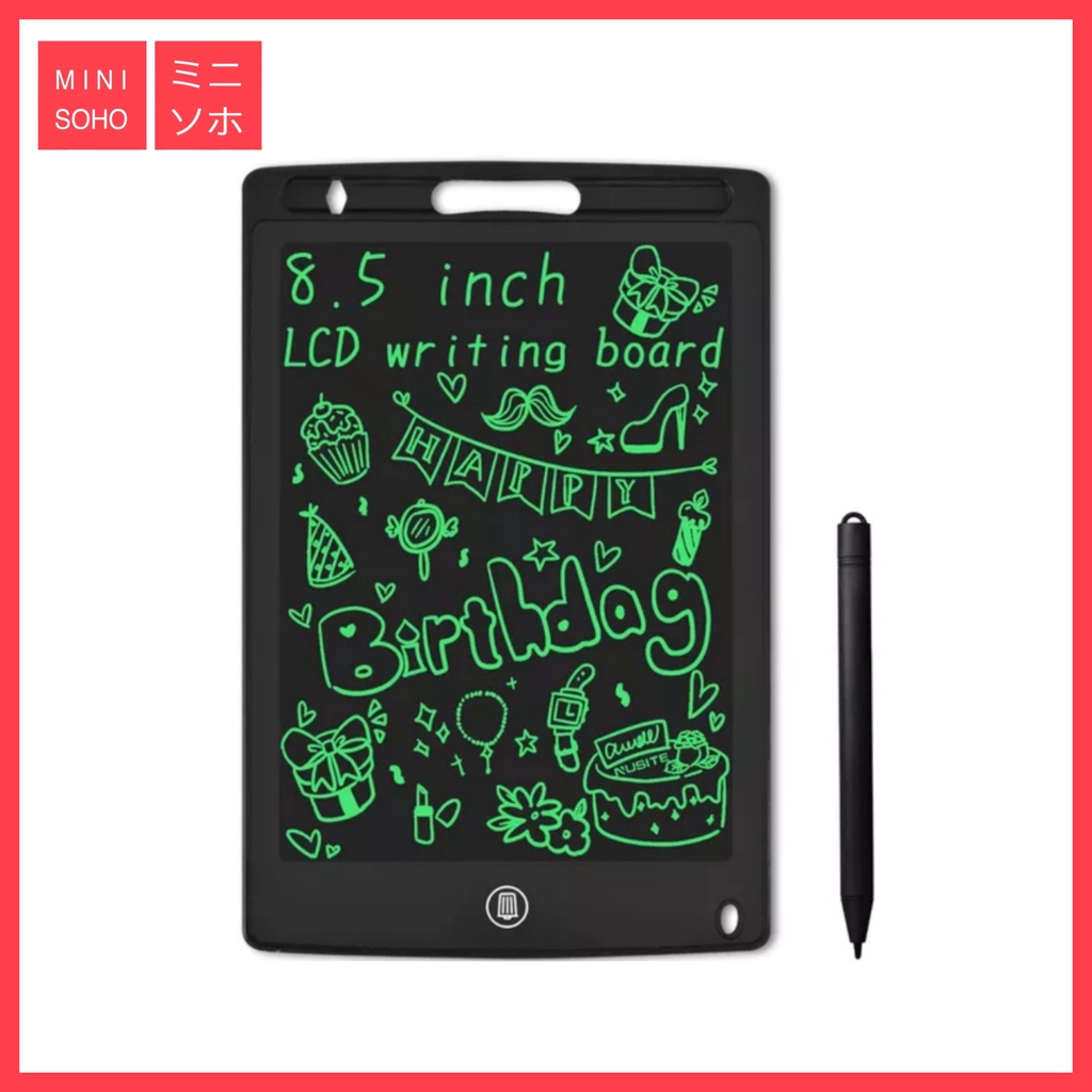 LCD Writing Drawing Tablet 8.5&quot; inch Papan Tulis Gambar Anak Bisnis Kantor Dewasa