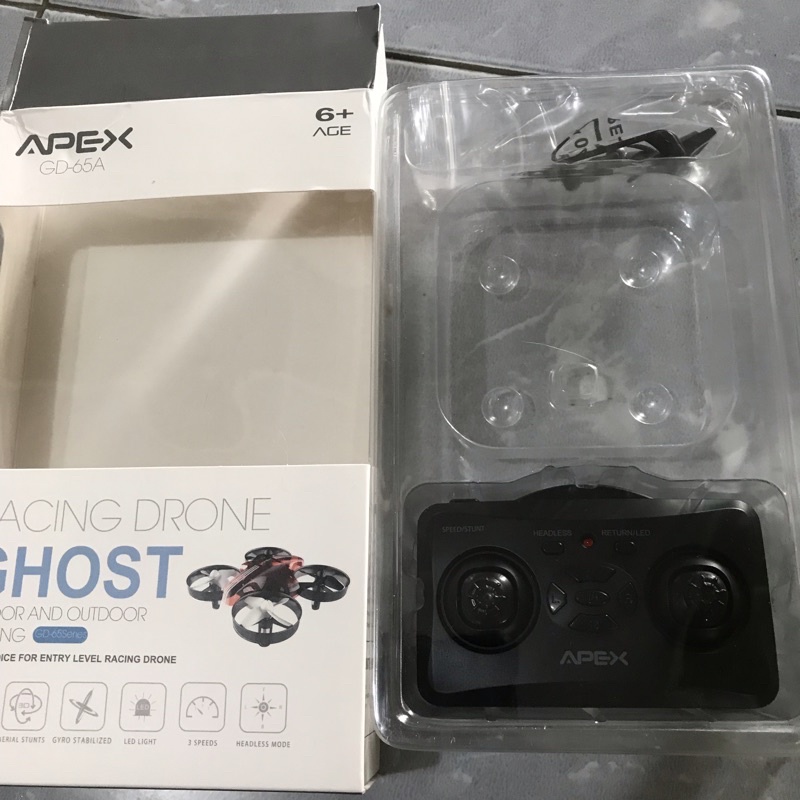 remote lengkap drone apex gd65a
