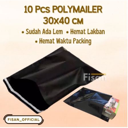

Plastik packing | Plastik packing ISI 10 Pcs | Kantong Plastik Packing Polymailer 30x40 | Kantong plastik packing praktis | plastik packing ekonomis