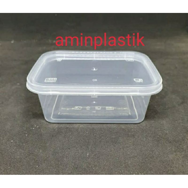 thinwal 200ml kotak persegi cup puding cup salad