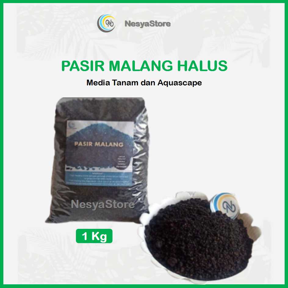 Pasir Malang Media Tanam Pasir Malang Halus Aquascape Aquarium Kemasan 1 Kg