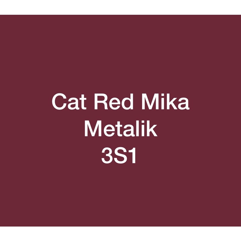 Cat Red mika Metalik 3S1