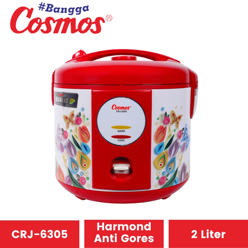 Magic Com Cosmos CRJ-6305 Kapasitas 2 Liter | Rice Cooker Megiccom Mejikom Mejicom Magicom