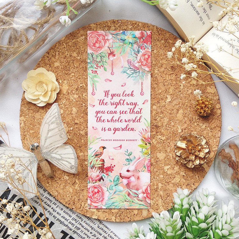 

Secret garden - bookmark