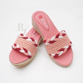 GRACE [WRH 401] Sandal Selop Wedges Anak Perempuan/ Sandal Hak Anak Cewek/ Sandal Wedges Anak Perempuan